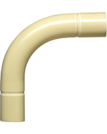 Dyka bocht pvc 16 mm 5/8" creme