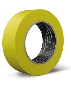 Technotape afplakband SPX geel 25 mm rol 50 m