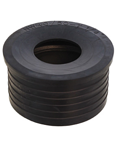 De Beer rubber manchet 75 x 50 mm zwart