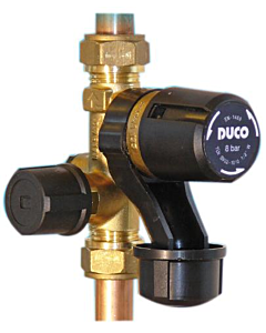 PenTec Duco inlaatcombinatie 8 bar 22 x 22 mm knel BFK15R