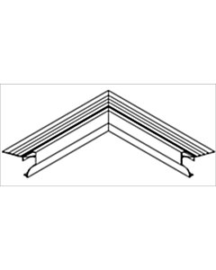 Roval Angle binnenhoek 60 x 50 mm 500 x 500 mm