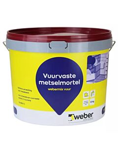 Weber Mix vuurvaste metselmortel 12 kg