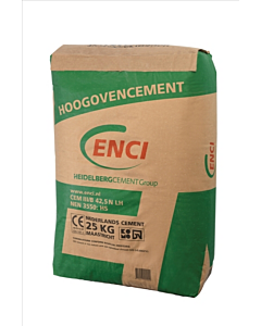 Enci hoogovencement CEM III/B 42.5 N zak 25 kg