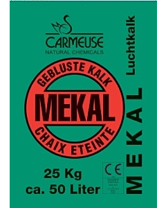 Carmeuse mekal metselkalk 25 kg