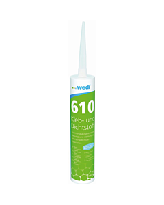 Wedi 610 lijm en afdichtmiddel koker 310 ml