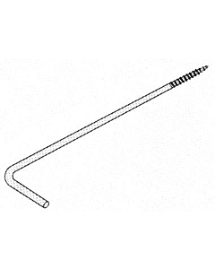 GB kozijnanker draad gegalv. 150 x 40 x 6 mm